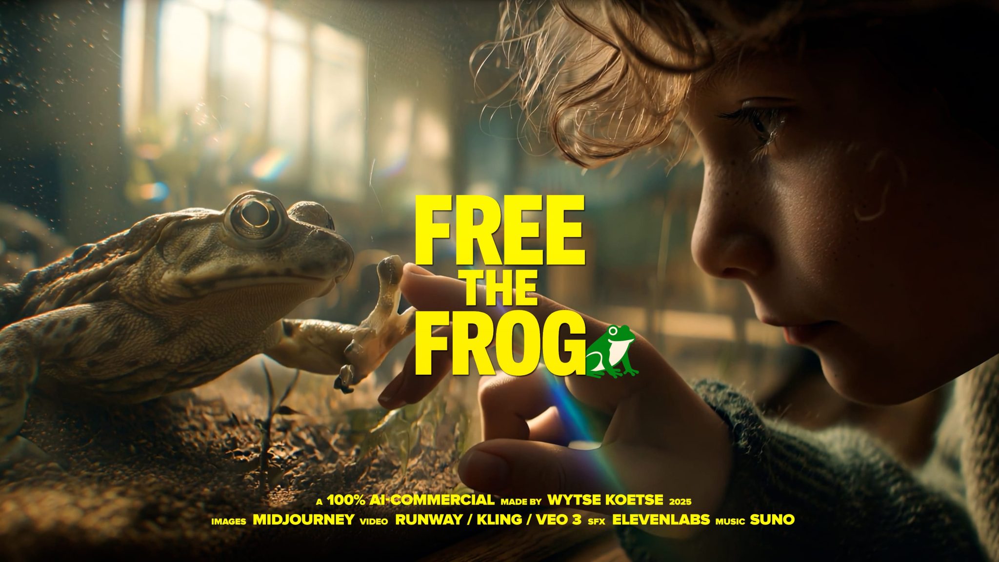 Thumbnail Free the Frog scaled Wytse Koetse filmmaker
